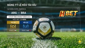 Kèo Tài Xỉu bóng đá dựa trên tổng số bàn thắng của cả hai đội